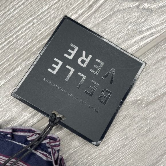 Nwt belle vere bell long sleeve blouse shirt flared waist shirt size small - Picture 3 of 4